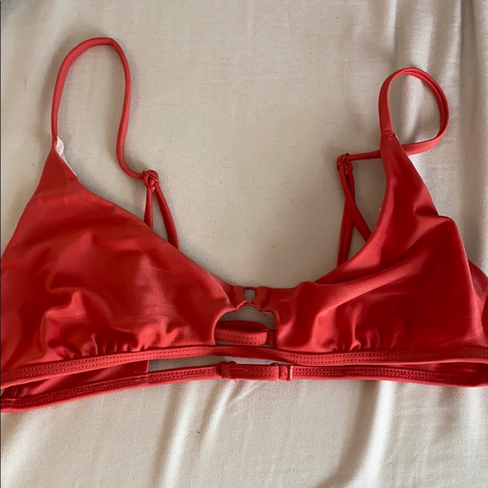 RVCA salmon bikini top